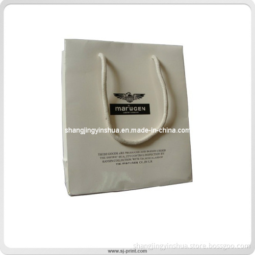 Printed Flower Design Gift Paper Shopping Bag (PB013)